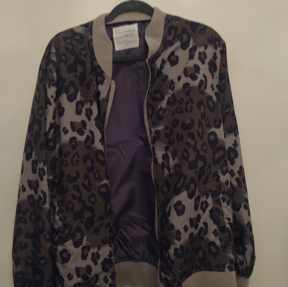 Leopard Print Thin Jacket - image 1